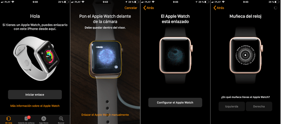 Configurar iwatch con discount iphone